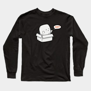 boo ghost halloween Long Sleeve T-Shirt